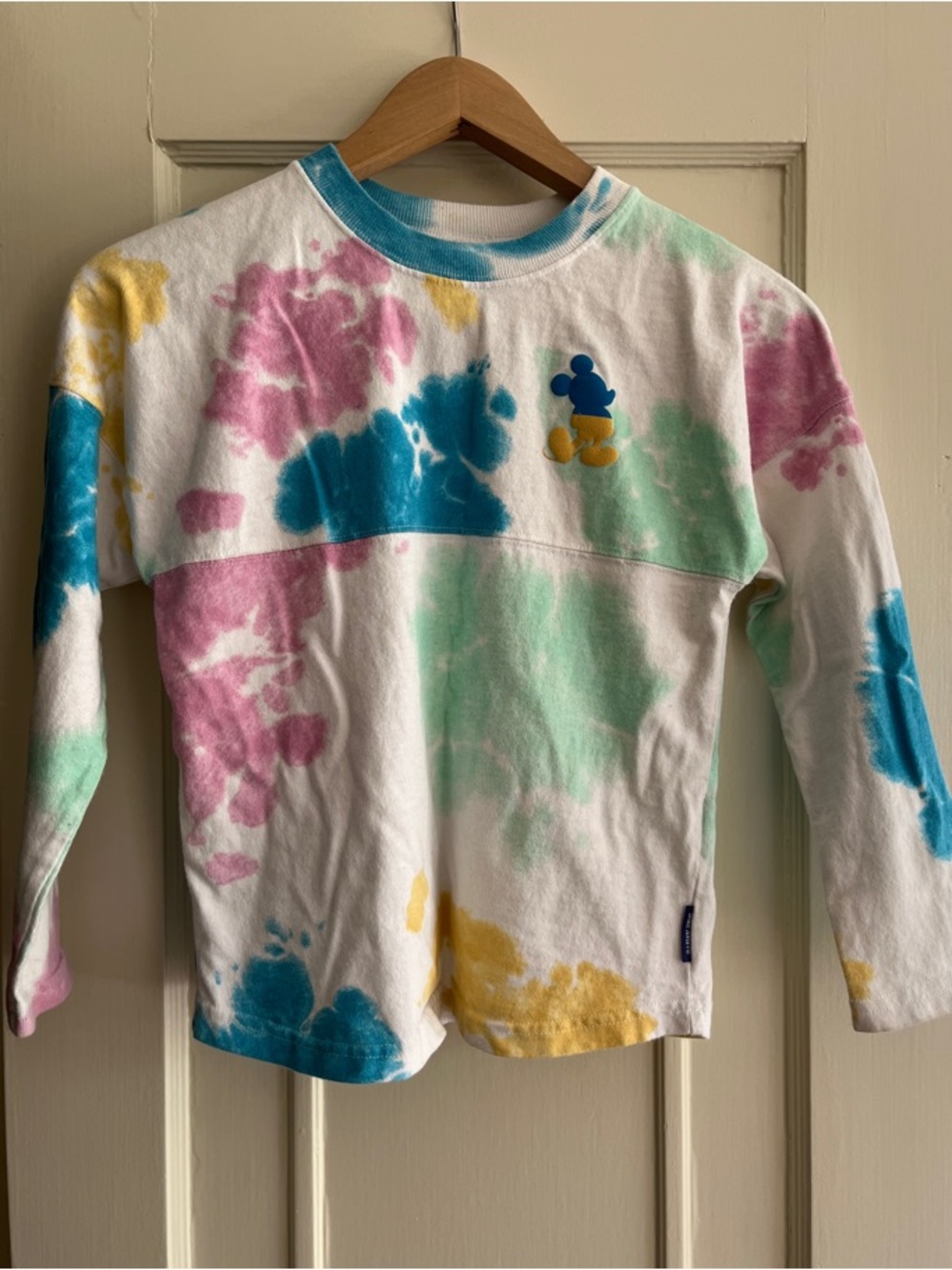 Kids Mickey Mouse Tie-Dye Spirit Jersey Long Sleeve